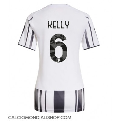 Maglie da calcio Juventus Lloyd Kelly #6 Prima Maglia Femminile 2025-26 Manica Corta Maglie da calcio Juventus Lloyd Kelly #6 Prima Maglia Femminile 2025-26 Manica Corta